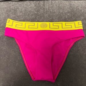 Pink Versace Greca bikini bottom size 3 (fits like medium)